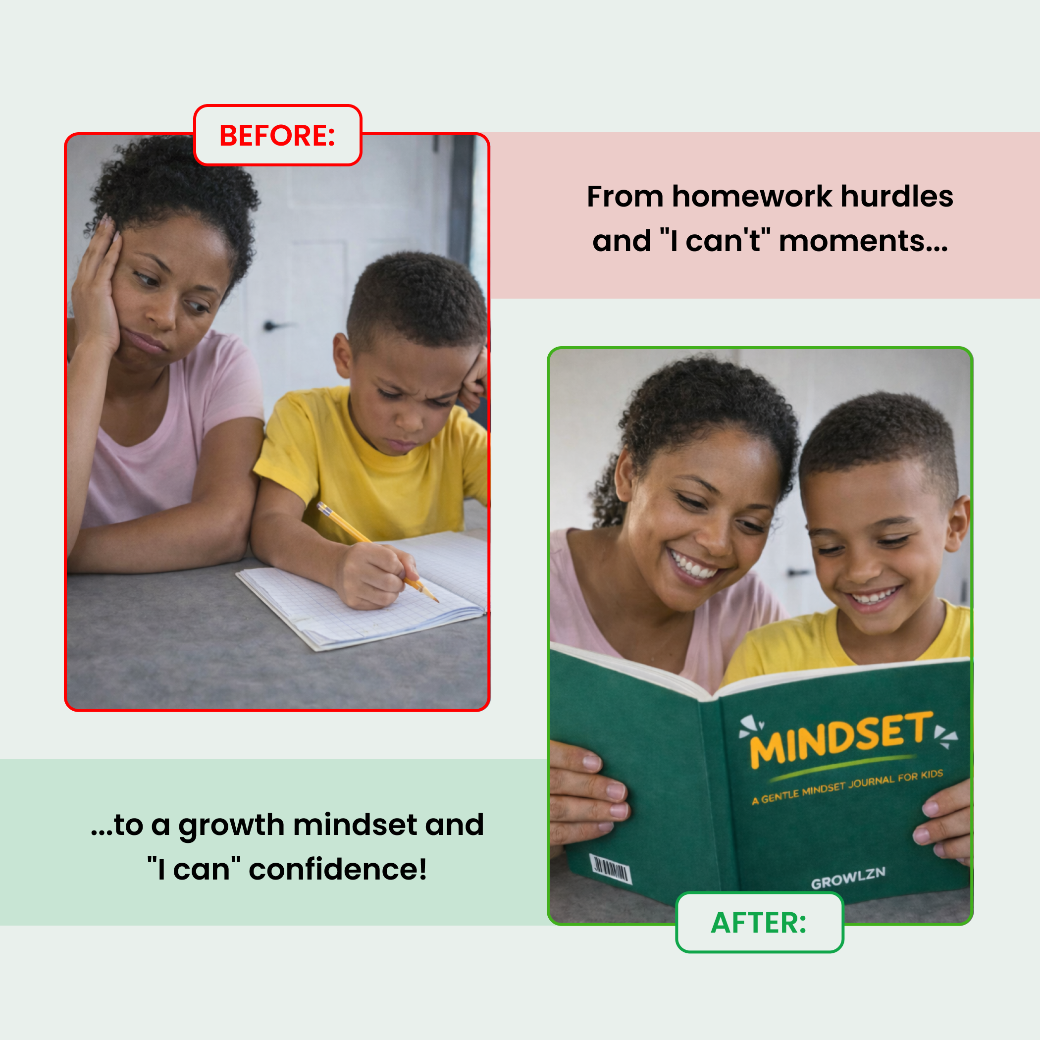 Growlzn Mindset Journal For Kids